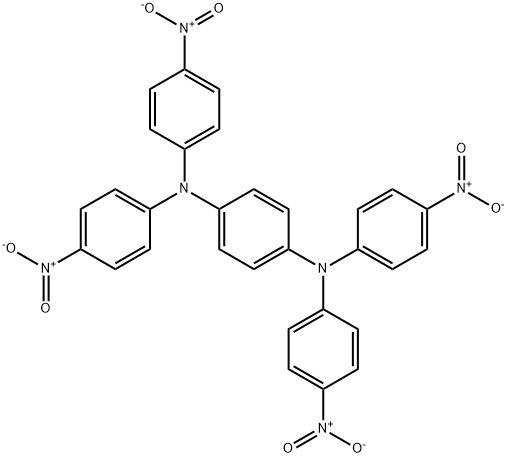 N,N,N',N'-Tetrakis(4-nitrophenyl)-p-phenylenediamine Struktur