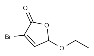 2(5H)-FURANONE,3-BROMO-5-ETHOXY- Struktur