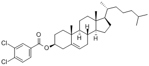 胆甾烯基 3,4-二氯苯甲酸酯,32834-71-2,结构式