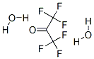 2-Propanone,  1,1,1,3,3,3-hexafluoro-,  dihydrate  (8CI,9CI) 化学構造式
