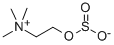trimethyl[2-(sulphinatooxy)ethyl]ammonium 结构式