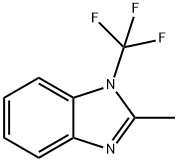 1H-Benzimidazole,2-methyl-1-(trifluoromethyl)-(9CI) 结构式