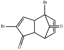 4,7-dibromotricyclo[5.2.1.0~2,6~]deca-4,8-diene-3,10-dione, 32846-64-3, 结构式