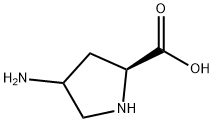4-氨基吡咯烷-2-羧酸, 3285-76-5, 结构式