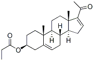 3beta-hydroxypregna-5,16-dien-20-one 3-propionate Struktur