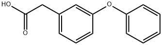 3-フェノキシフェニル酢酸 化学構造式