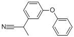 2-(3-phenoxyphenyl)propiononitrile Struktur