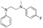 N-(p-Fluorophenyl)-N,N'-dimethyl-N'-phenylethylenediamine Structure