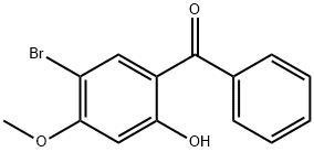 5-BROMO-2-HYDROXY-4-METHOXYBENZOPHENONE 结构式