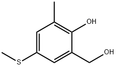 4-(甲巯基)-6-(羟甲基)-2-甲基苯酚(邻甲酚) 结构式