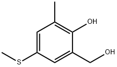 4-(METHYLTHIO)-6-(HYDROXYMETHYL)-O-CRESOL Structure