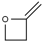 2-亚甲基氧杂环丁烷 结构式