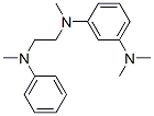 N,N,N'-Trimethyl-N'-[2-(N-methylanilino)ethyl]-m-phenylenediamine 结构式
