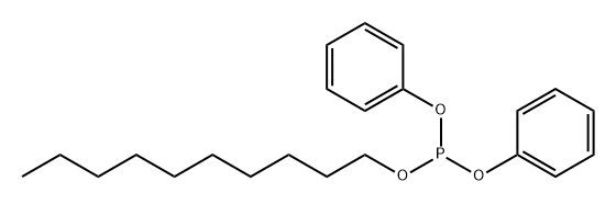 亜りん酸デシルジフェニル 化学構造式