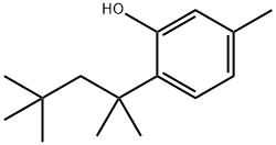 3-Methyl-6-(1,1,3,3-tetramethylbutyl)phenol Struktur