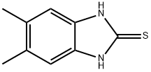 5,6-二甲基-1H-苯并咪唑-2-硫醇, 3287-79-4, 结构式