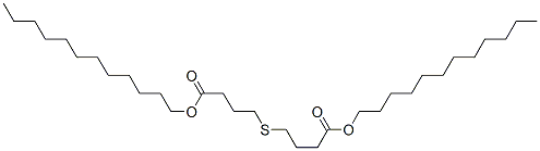 4,4'-Thiobisbutyric acid didodecyl ester Structure