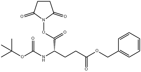 BOC-GLU(OBZL)-OSU, 32886-40-1, 结构式