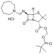 盐酸匹美西林,32887-03-9,结构式