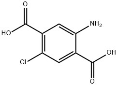 2-氨基-5-氯-1,4-苯二甲酸, 32888-88-3, 结构式