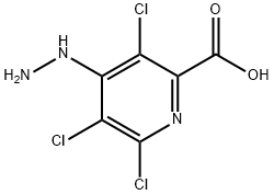 3,5,6-三氯-4-肼吡啶-2-羧酸,32889-74-0,结构式