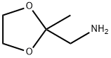 (2-甲基-1,3-二氧戊环-2-基)甲胺, 3289-19-8, 结构式