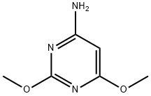 2,6-ジメトキシ-4-アミノピリミジン 化学構造式