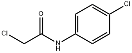 2-クロロ-N-(4-クロロフェニル)アセトアミド 化学構造式