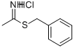 S-ベンジルチオアセトイミド酸, 塩酸塩 化学構造式