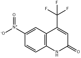 6-硝基-4-(三氟甲基)喹啉-2(1H)-酮 结构式
