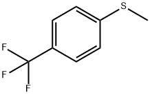 4-TRIFLUOROMETHYL THIOANISOLE 化学構造式