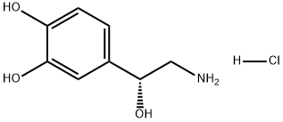 ノルエピネフリン塩酸塩 化学構造式