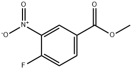 Methyl 4-fluoro-3-nitrobenzoate Struktur