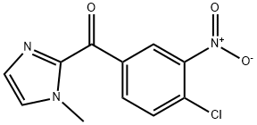 (4-氯-3-硝基苯基)-(1-甲基-2-咪唑)甲酮 结构式