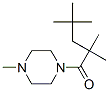1-Methyl-4-(2,2,4,4-tetramethylvaleryl)piperazine Structure