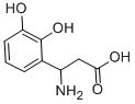 3-AMINO-3-(2,3-DIHYDROXY-PHENYL)-PROPIONIC ACID 结构式