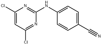 4-N[2(4,6-二氯吡啶基)]-氨基苯腈, 329187-59-9, 结构式