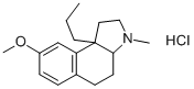 3H-Benz(e)indole, 1,2,3a,4,5,9b-hexahydro-8-methoxy-3-methyl-9b-propyl -, hydrochloride 结构式