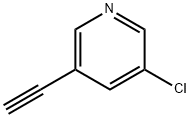 PYRIDINE，3-CHLORO-5-ETHYNYL Struktur