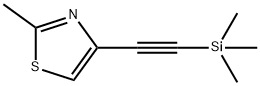 2-甲基-4-三甲基硅乙炔基噻唑,329203-85-2,结构式