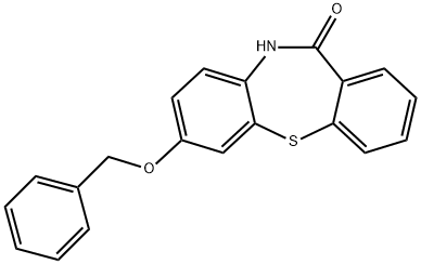 7-Benzyloxy-10,11-dihydrodibenzo[b,f[[1,4]thiazepin-11-one Structure