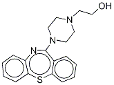 Quetiapine Hydroxy Impurity Dihydrochloride Salt Structure