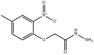 2-(4-METHYL-2-NITROPHENOXY)ACETOHYDRAZIDE 化学構造式