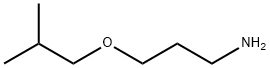3－イソブトキシプロピルアミン 化学構造式