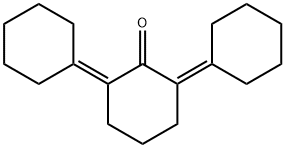 2,6-di(cyclohexylidene)cyclohexan-1-one Struktur