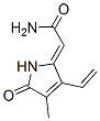 (2Z)-2-(3-ethenyl-4-methyl-5-oxopyrrol-2-ylidene)acetamide Structure