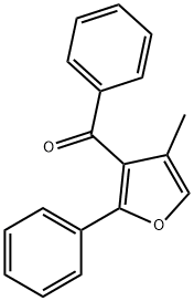 Methanone, (4-Methyl-2-phenyl-3-furanyl)phenyl- Structure
