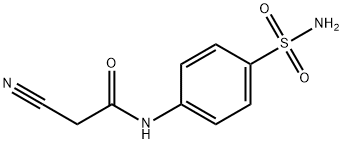 2-氰基-N-(4-氨基磺酰基苯基)乙酰胺,32933-40-7,结构式