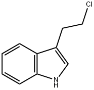 3-(2-chloroethyl)-1H-indole Struktur