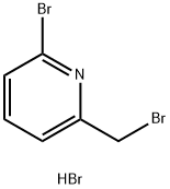 Pyridine, 2-broMo-6-(broMoMethyl)-, hydrobroMide Structure